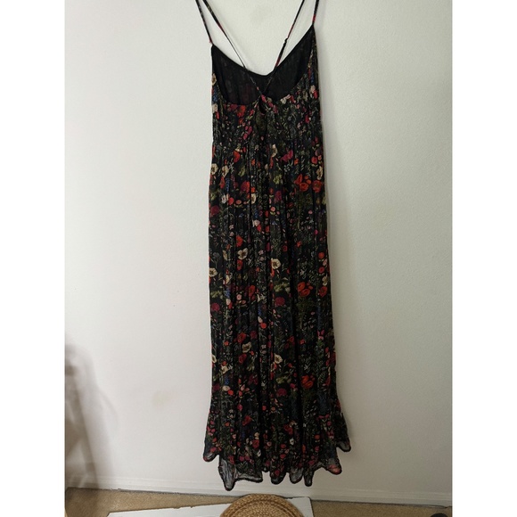 Anthropologie Payal Jain Massima Pleated Floral Boho Maxi Dress - Picture 5 of 13